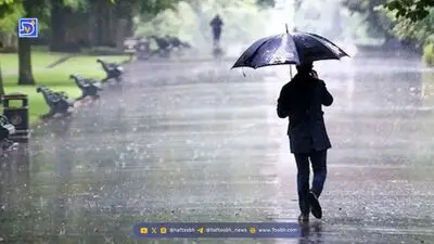 وضعیت هوای فردا؛ ادامه بارش باران در ۱۸ استان کشور تا اواسط کشور
