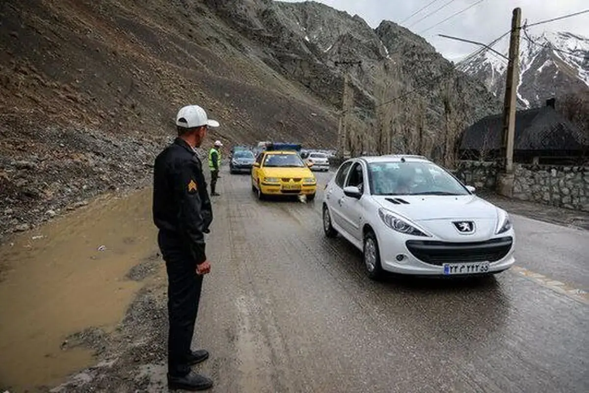 جاده چالوس امروز از این ساعت به بعد یکطرفه می‌شود