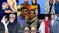 استایل شیک زوج‌های دوست‌داشتنی سینمای ایران در اکران‌های مختلف؛ علی اوجی و نرگس محمدی، ساعد سهیلی و گلوریا هاردی، سپند امیرسلیمانی و مونا کرمی ....