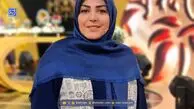 آلبوم تولد المیرا شریفی مقدم؛ کیک با عکس خودش با دیزاین باکلاس سفیدطلایی