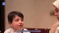 «علی ثروتیان» (سریال آنام) و برادر دوقلویش در ۱۶ سالگی در کنار «پرواز همای»