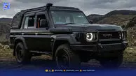 مدل سفارشی لندکروزر سری ۷۰ با ظاهر مشکی تهاجمی رونمایی شد