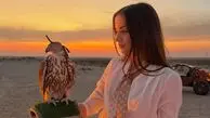 استایل آنا د آرامس با حجاب کامل در ابوظبی