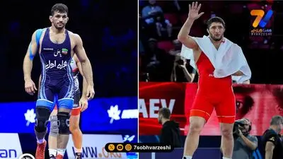 کشتی ‌حسن یزدانی و سعدالله‌یف!