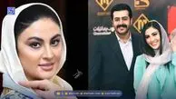 آلبوم عروسی| لباس عروس دوم ، کوتاه و دکلته مریم مومن که کسی ندید!
