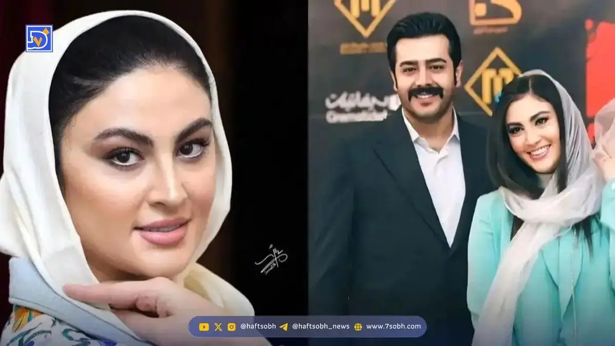 آلبوم عروسی| لباس عروس دوم ، کوتاه و دکلته مریم مومن که کسی ندید!
