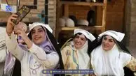 قاب صمیمانه نازنین بانو و محبوبه سریال بامداد خمار / بازیگران زیبا در پشت صحنه