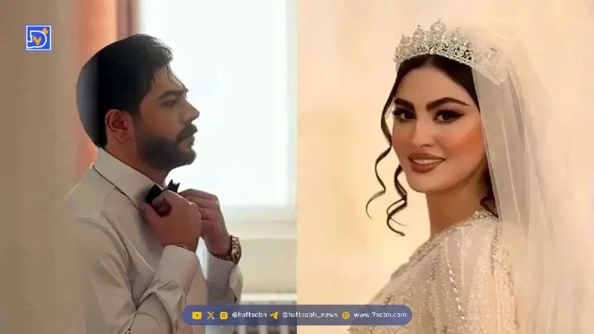 قربون صدقه رفتن عاشقانه سهیل قاصدی برای مریم مومن؛ با این لباس عروس چقدر زیبایی.../ خوشکل‌ترین عروس دنیایی... + ویدیو