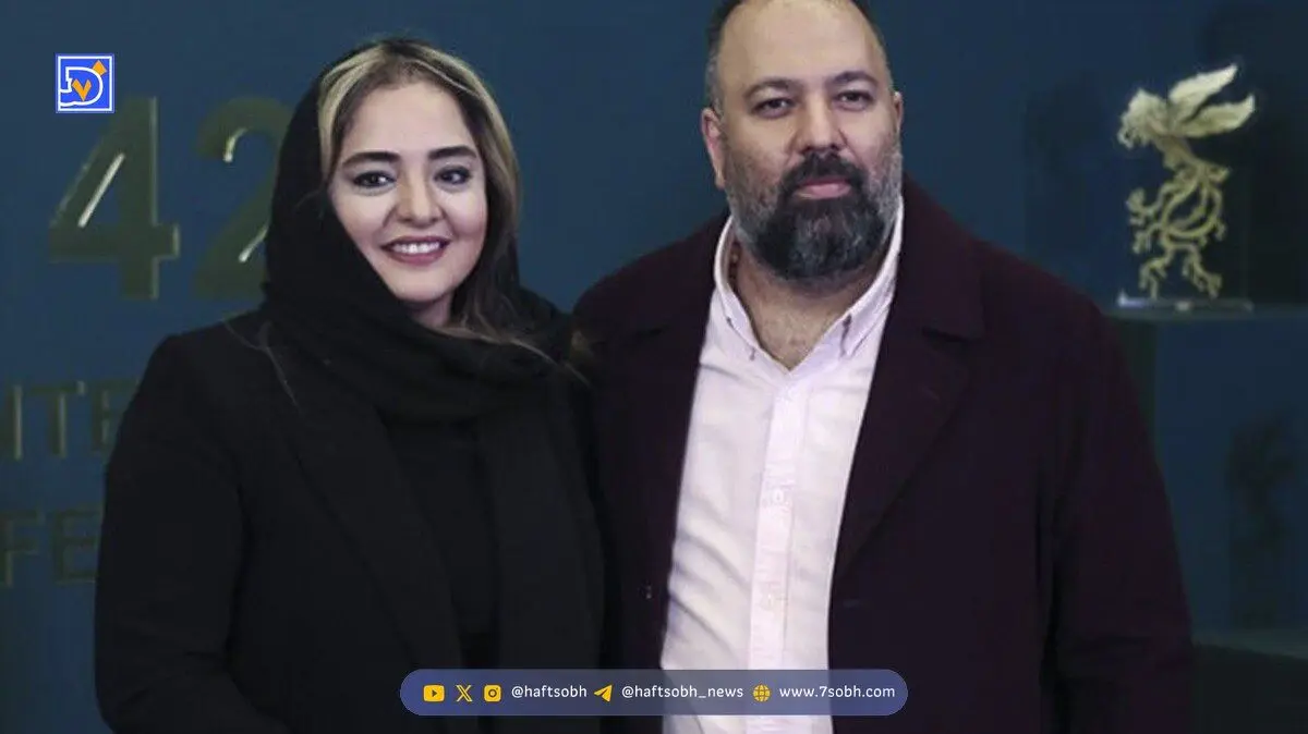 عکس | تدارک کیک تولد به سبک نرگس محمدی برای آقای همسر + علی اوجی چه با جون و دل فوت میکنه
