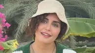 عکس| الناز شاکردوست با لباس راحتی صورتی در جنوب