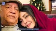 شقایق فراهانی در یک سالگی در کنار پدرش؛ سال ۱۳۵۲ + عکس