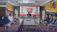 نشست پیمان حدادی با کارکنان باشگاه پرسپولیس