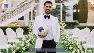 خاص‌ترین عکس جشن عروسی امید عالیشاه و همسرش