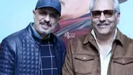 مهران مدیری و جواد رضویان در پشت صحنه سریال شیش ماهه