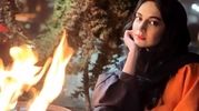 مهشید جوادی مرضیه «بچه مهندس» سیگار به دست در یک محفل خصوصی + عکس