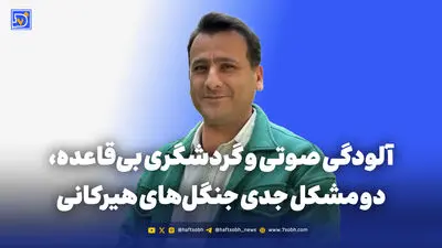 آلودگی صوتی و گردشگری بی‌قاعده، دو مشکل جدی جنگل‌های هیرکانی
