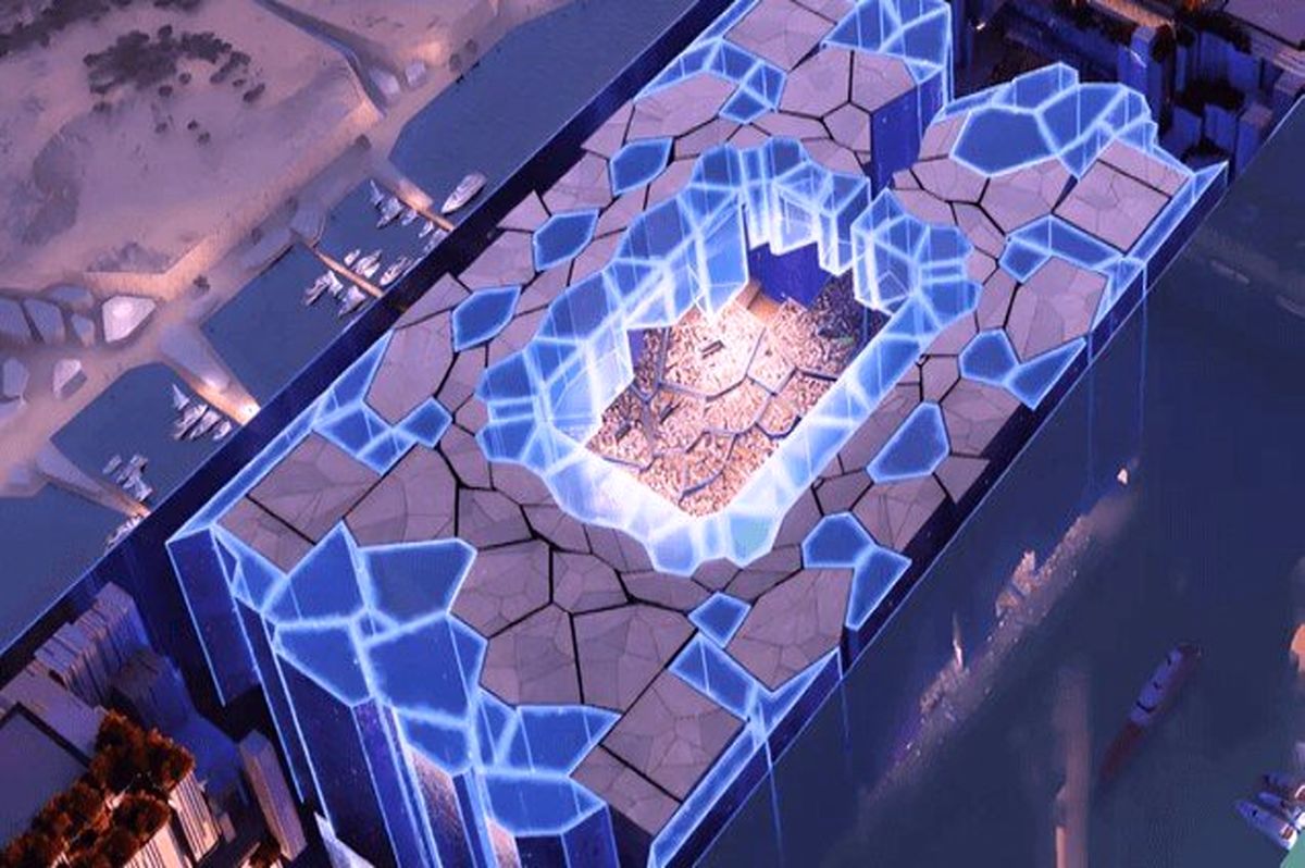 فوتبال در ارتفاع 350 متری؛ زیباترین استادیوم هوایی جهان را ببینید + عکس