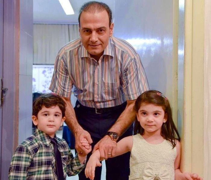 علیرضا قربانی و فرزندانش
