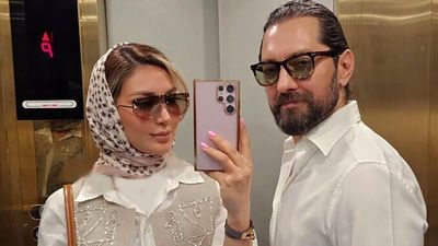 عکس جدید و بامزه پسر مینا مختاری و بهرام رادان دل‌ها را برد!