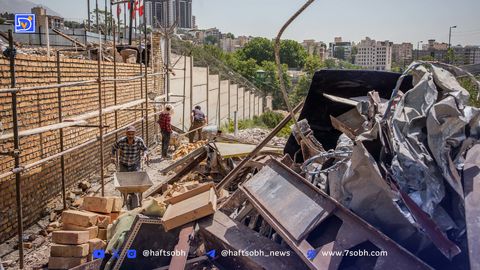 گزارش تصویری روزنامه هفت‌صبح از زندان اوین پس از حمله جنایتکارانه رژیم صهیونی