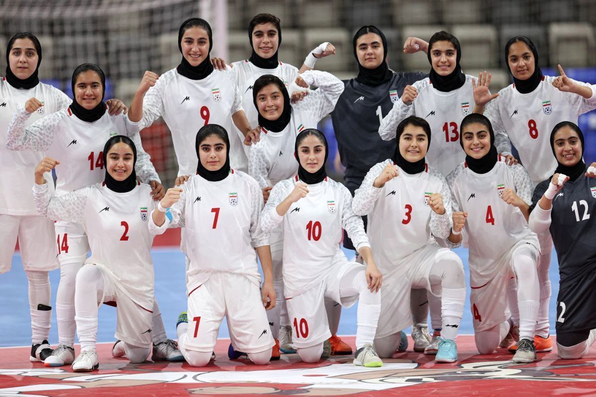 دختران فوتسالیست ایران با غلبه بر چین تایپه به فینال آسیایی رسیدند