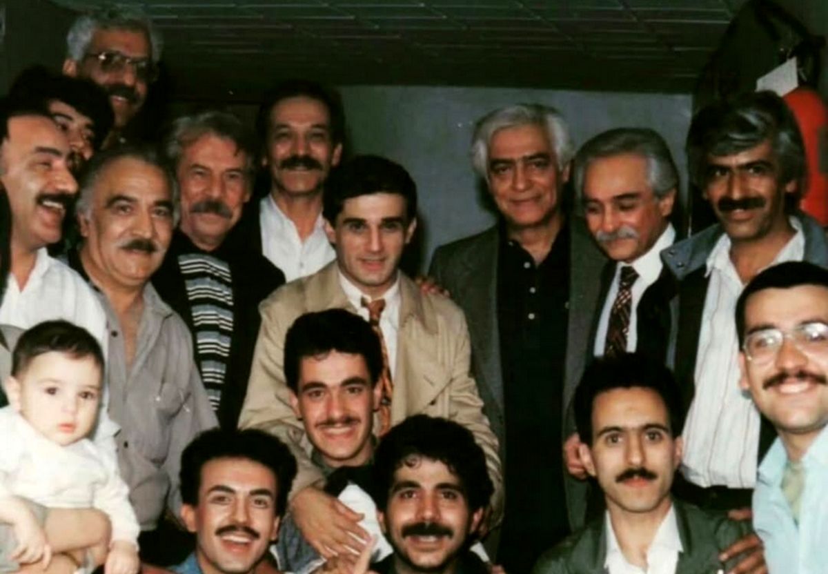 عکس زیرخاکی از دورهمی هنرمندانِ محبوب که از دل تاریخ بیرون آمد!
