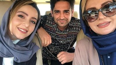 فیلم لحظه غیرتی شدن نازنین بیاتی برای امیرحسین آرمان