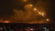 فیلم لحظه بلند شدن ۱۰ موشک بطور همزمان از یک پایگاه در حمله امروز صبح ایران