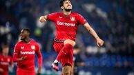 رقص عربی سردار آزمون با عصا در جشن قهرمانی شباب الاهلی! (ویدئو)