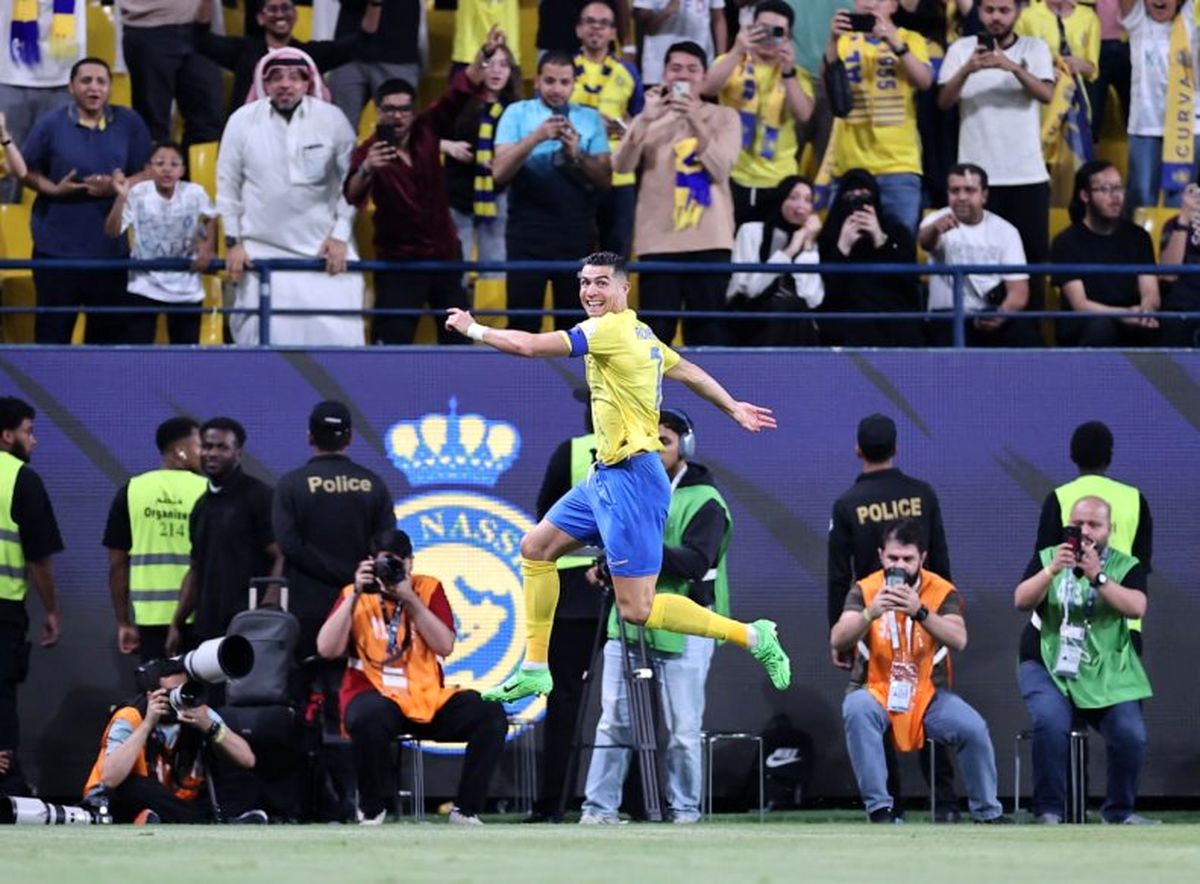 جشنواره گل النصر در شب هتتریک رونالدو 