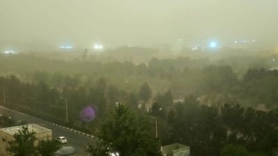 هشدار وزش باد شدید در تهران به مدت چهار روز