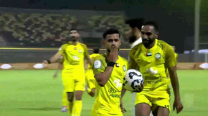 گل اول الاتحاد کلبا به دبا الحصن توسط قایدی