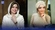 استایل| بهنوش طباطبایی با پیراهنی سراسر مروارید