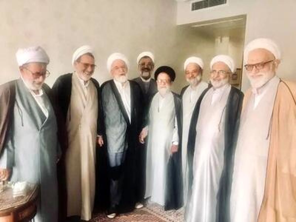 اولین دیدار رسمی مهدی کروبی پس از شکست حصر خانگی؛ میزبانی از مدرسین حوزه علمیه قم