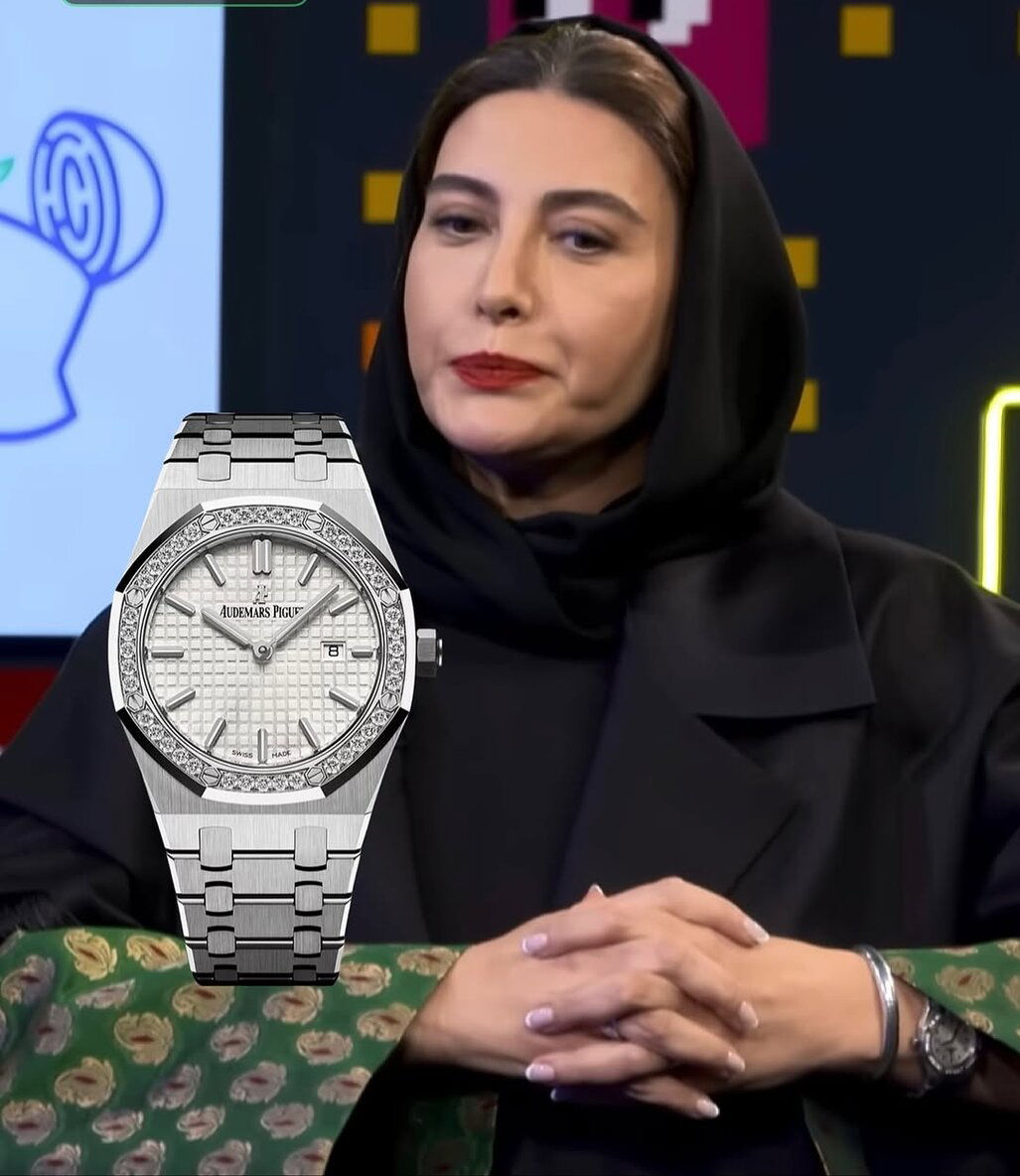 ساعت لاکچری و گران قیمت فریبا نادری 1