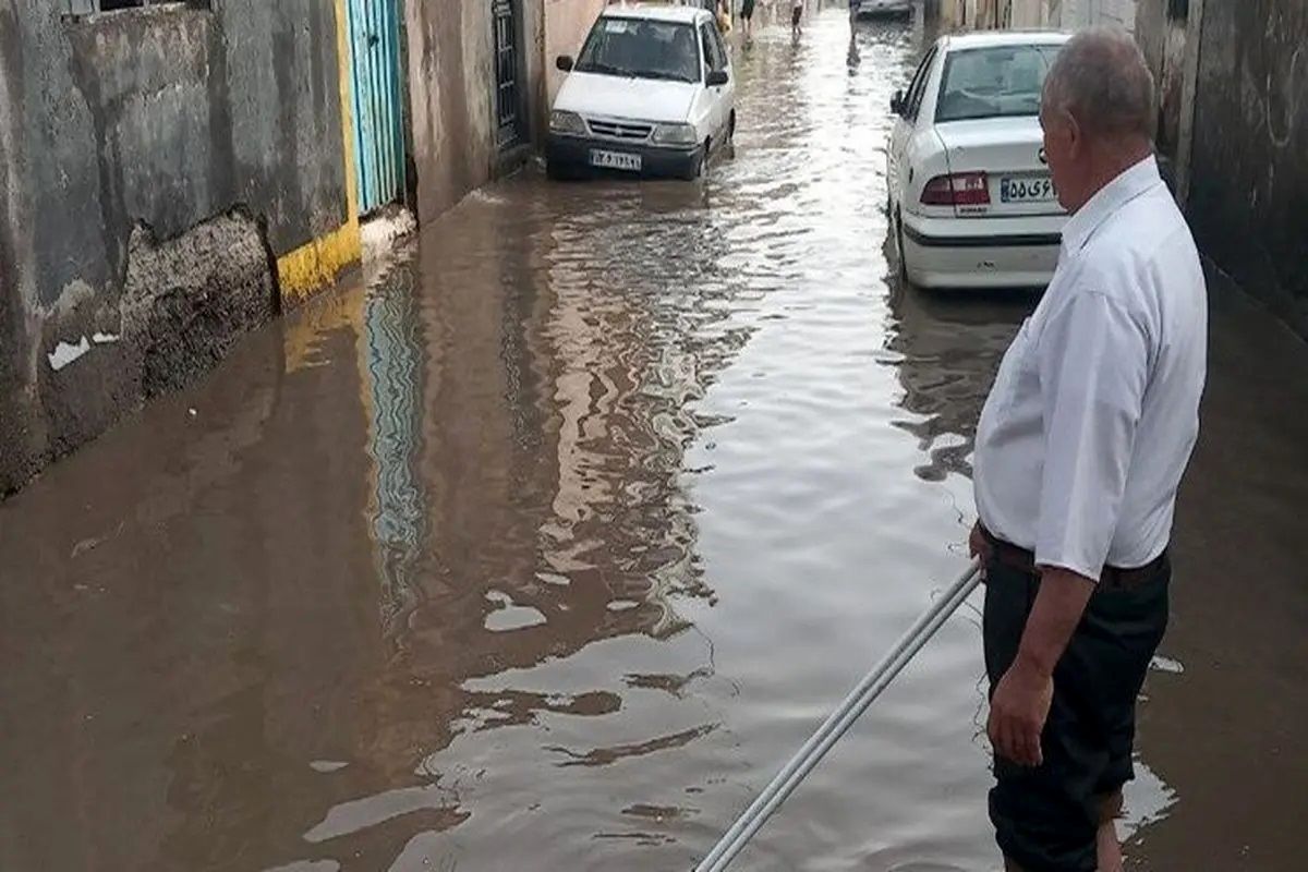 ببینید | اهواز غرق در آب یک روز بعد از باران