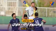 خلاصه بازی آلومینیوم اراک 1 - ملوان 1