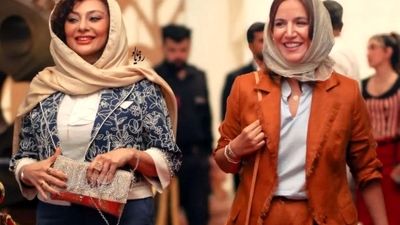 یکتا ناصر و ستاره پسیانی با استایلی جذاب و شیک در اکران مردمی فیلم کوکتل مولوتف