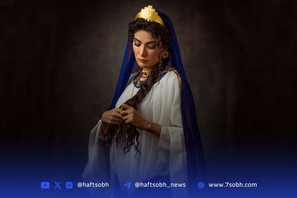 ریحانه رضی بازیگر تاسیان؛ در نقش کاساندان همسر کوروش