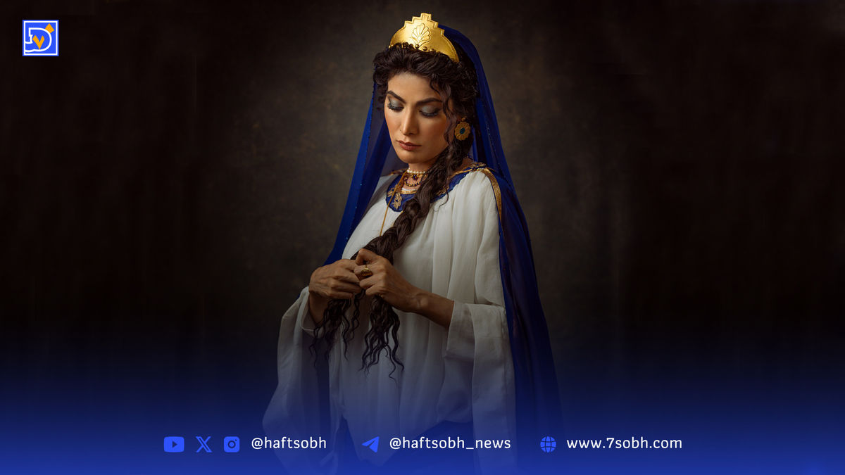ریحانه رضی بازیگر تاسیان؛ در نقش کاساندان همسر کوروش