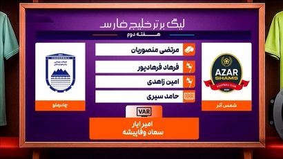 کارشناسی داوری دیدار شمس آذر - چادرملو