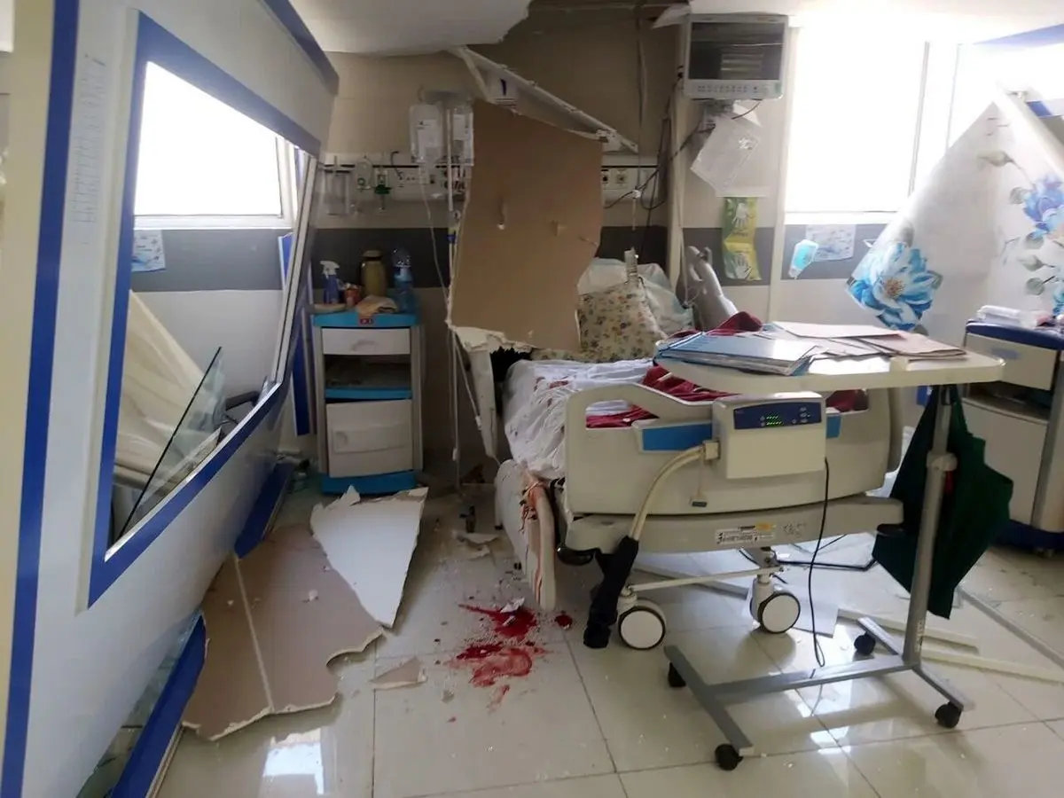 فیلم دیده نشده از حمله اسرائیل به بیمارستان فارابی