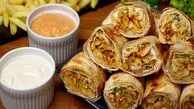 طرز تهیه شاورمای مخصوص مرحله به مرحله + آموزش خمیر و سس ویژه