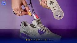 کنسول بازی در داخل کفش ورزشی؛ محصولی عجیب برای گیمرها!