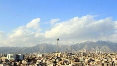 
افزایش نسبی دمای هوای تهران طی روزهای آینده

