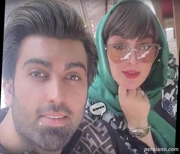عکس جدید الهام حمیدی و همسرش