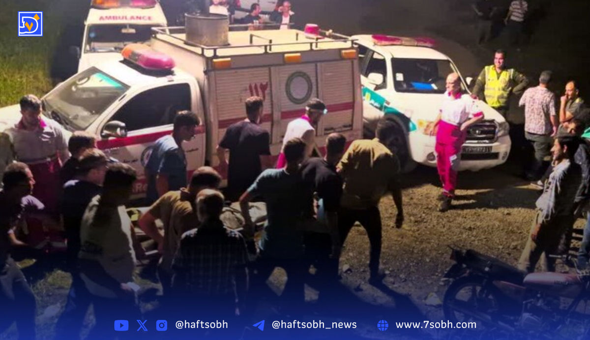 سقوط دلخراش خودرو در جاده جواهردشت چابکسر جان دو نفر را گرفت