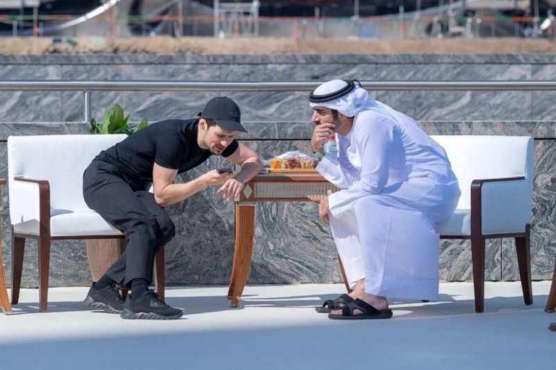 جنجال گوشی پاول دورف در دوبی
