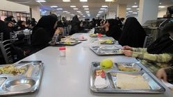 عکس پیدا شدن مارمولک در غذای دانشجوی کاشانی