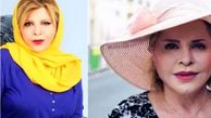 «زری خوشکام و ملک مطیعی» در صحنه ای از سریال سلطان صاحبقران؛ سال 54